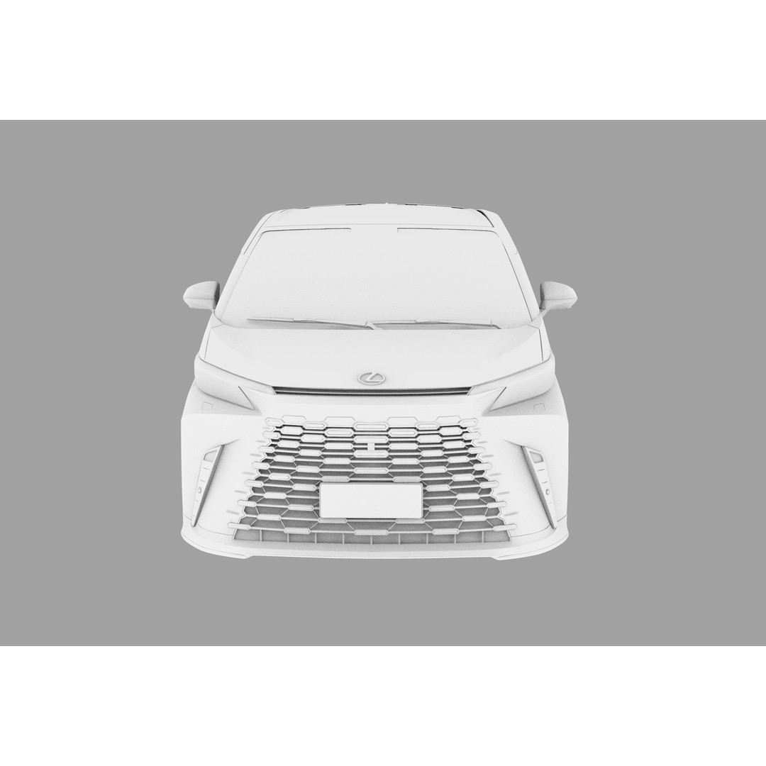 Lexus LM 2024 3D Model – High-Poly Luxury Car Interior, FBX, OBJ - View 35
