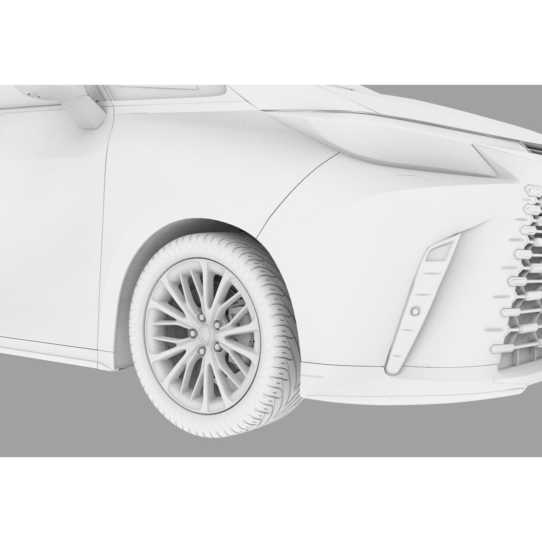 Lexus LM 2024 3D Model – High-Poly Luxury Car Interior, FBX, OBJ - View 39