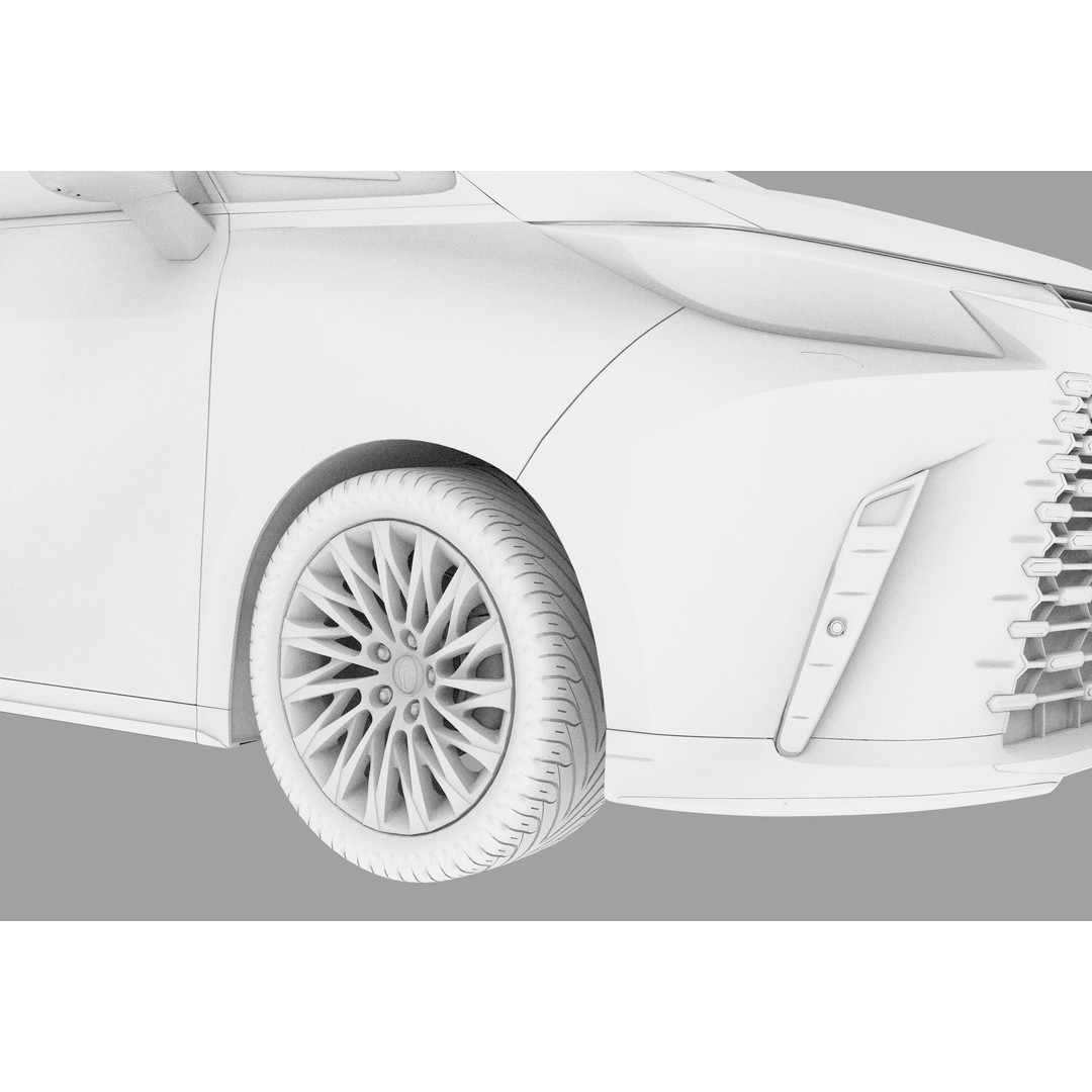 Lexus LM 2024 3D Model – High-Poly Luxury Car Interior, FBX, OBJ - View 41