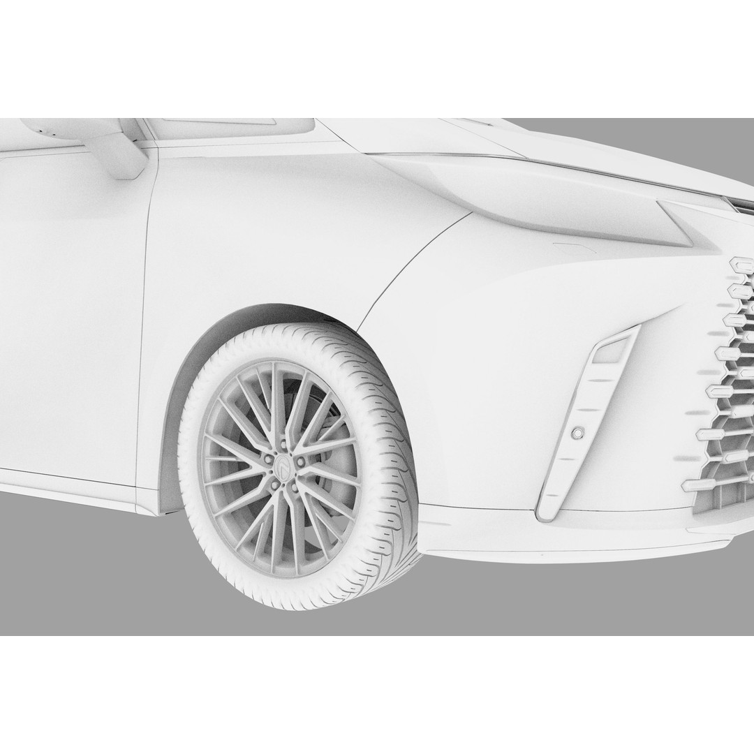 Lexus LM 2024 3D Model – High-Poly Luxury Car Interior, FBX, OBJ - View 42