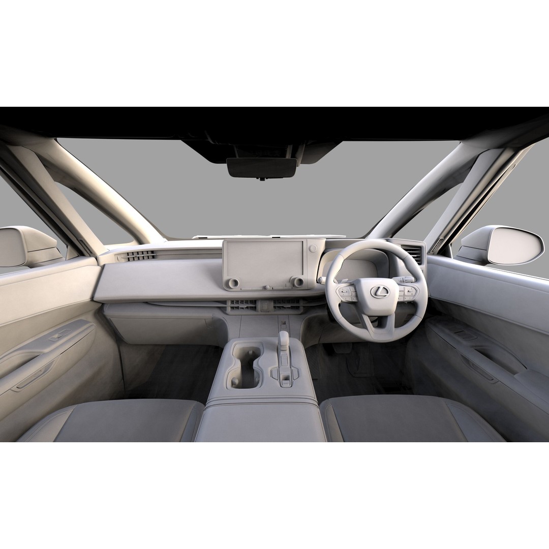 Lexus LM 2024 3D Model – High-Poly Luxury Car Interior, FBX, OBJ - View 43