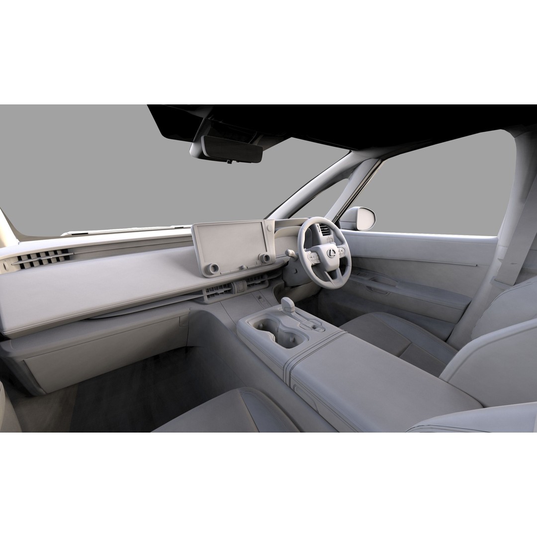 Lexus LM 2024 3D Model – High-Poly Luxury Car Interior, FBX, OBJ - View 44