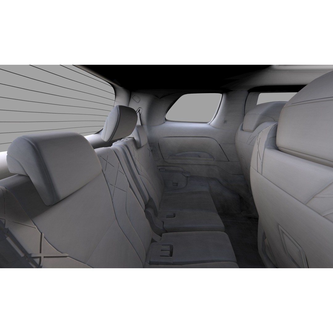 Lexus LM 2024 3D Model – High-Poly Luxury Car Interior, FBX, OBJ - View 49