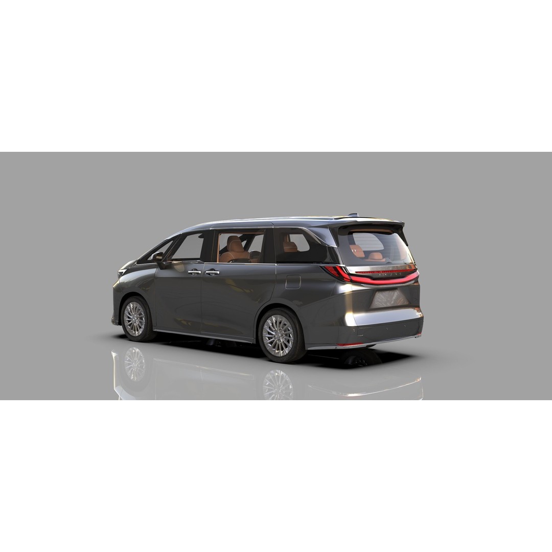 Lexus LM 2024 3D Model – High-Poly Luxury Car Interior, FBX, OBJ - View 5