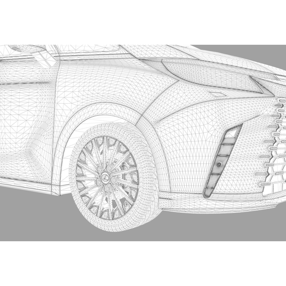 Lexus LM 2024 3D Model – High-Poly Luxury Car Interior, FBX, OBJ - View 55