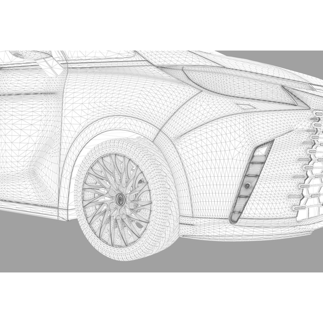 Lexus LM 2024 3D Model – High-Poly Luxury Car Interior, FBX, OBJ - View 56