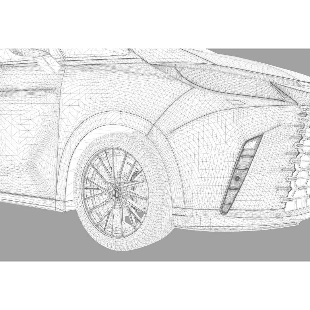 Lexus LM 2024 3D Model – High-Poly Luxury Car Interior, FBX, OBJ - View 57