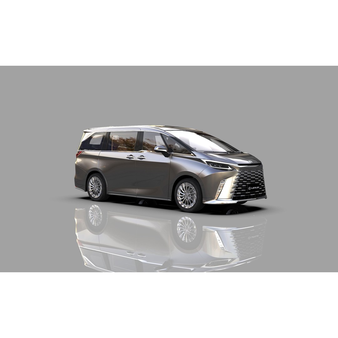 Lexus LM 2024 3D Model – High-Poly Luxury Car Interior, FBX, OBJ - View 8
