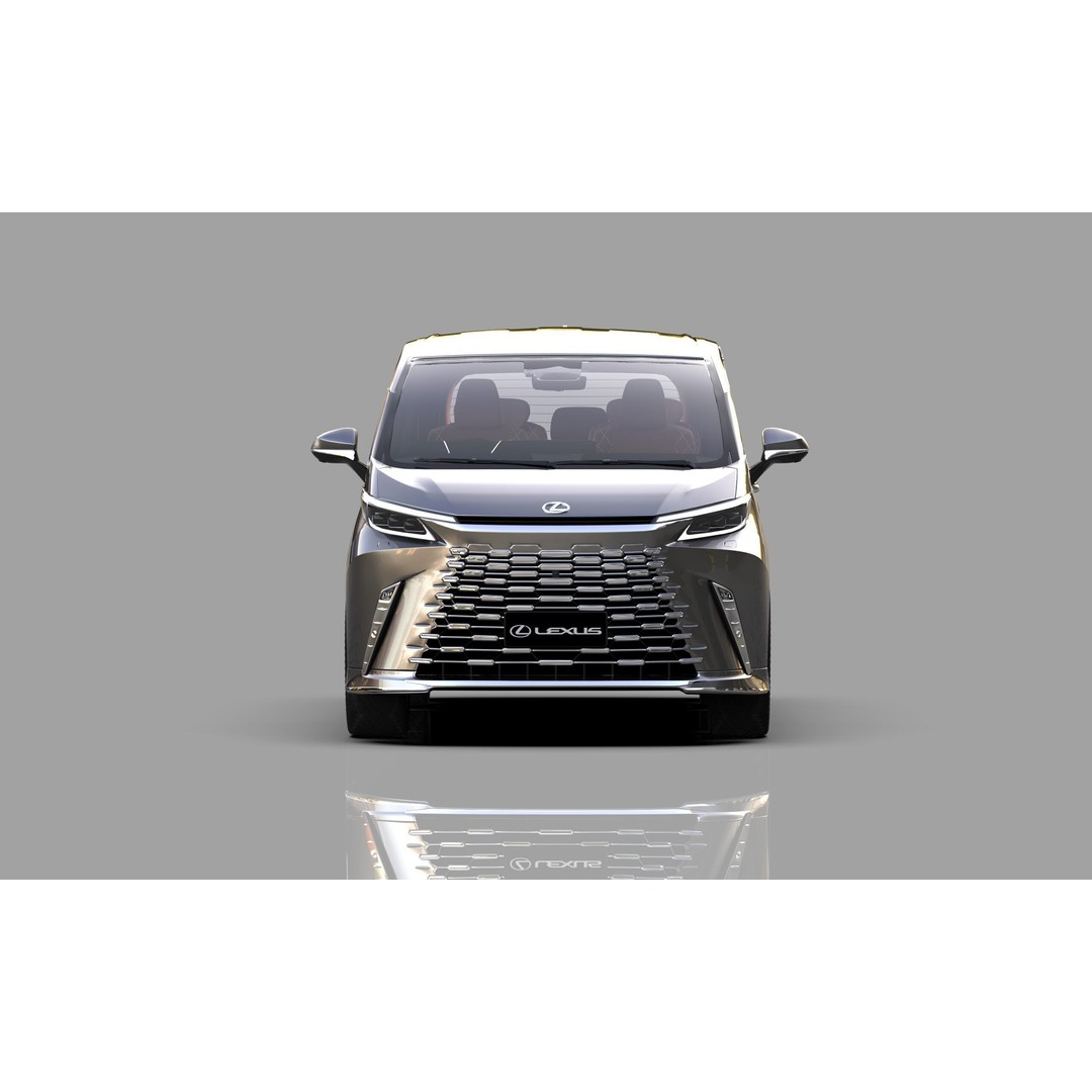 Lexus LM 2024 3D Model – High-Poly Luxury Car Interior, FBX, OBJ - View 9