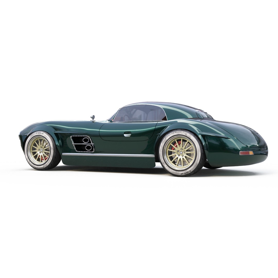 Mercedes-Benz SL 300 3D Model – High Poly Luxury Car, FBX, OBJ - View 10