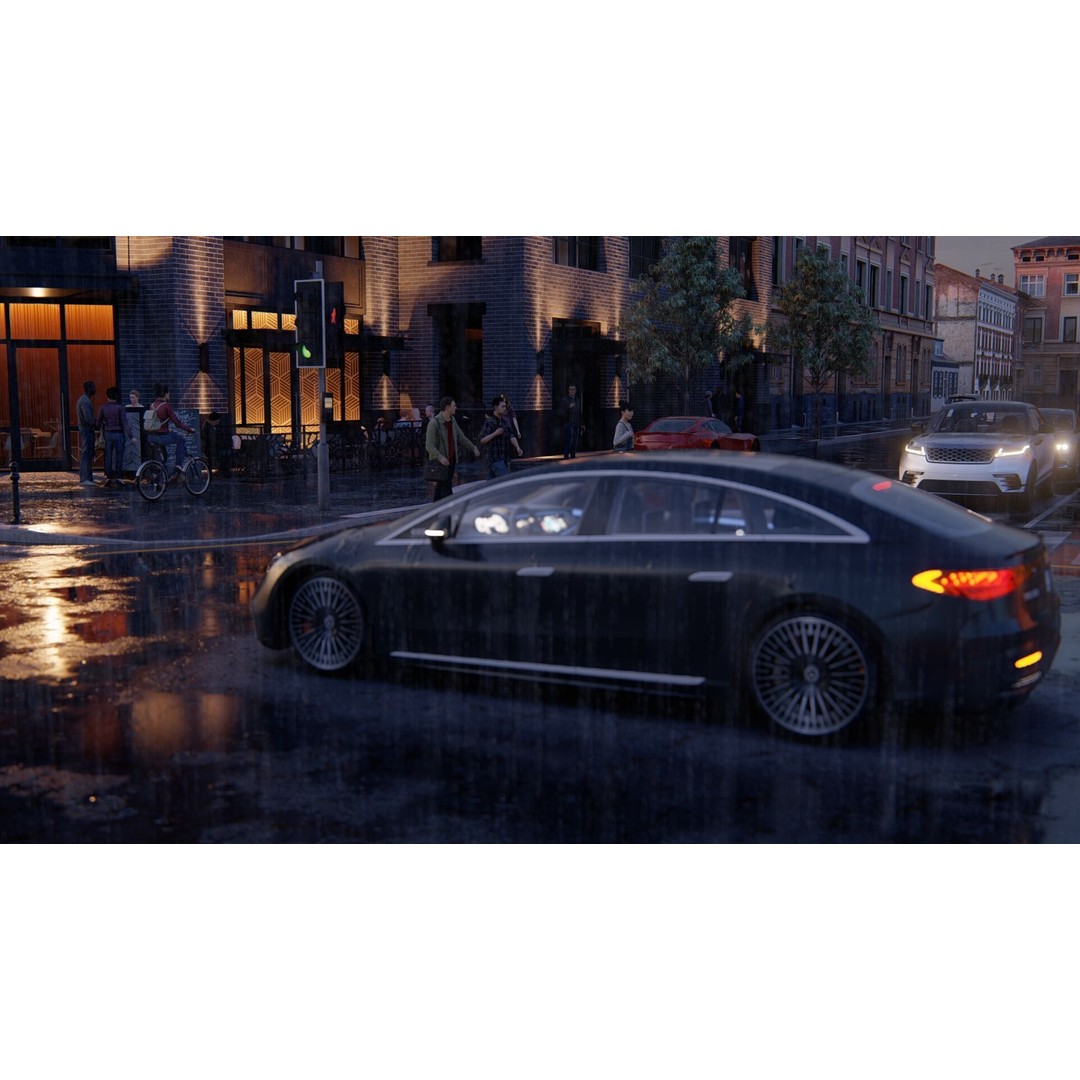 Mercedes EQS 580 3D Model – High Poly Luxury Car with Interior - View 27