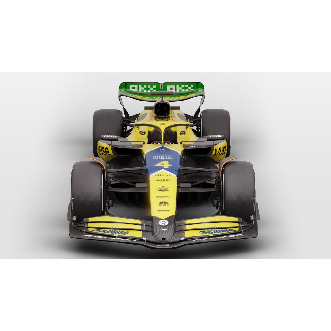 McLaren MCL38 3D Model – High Poly Racing Car with PBR Textures, FBX - View 17