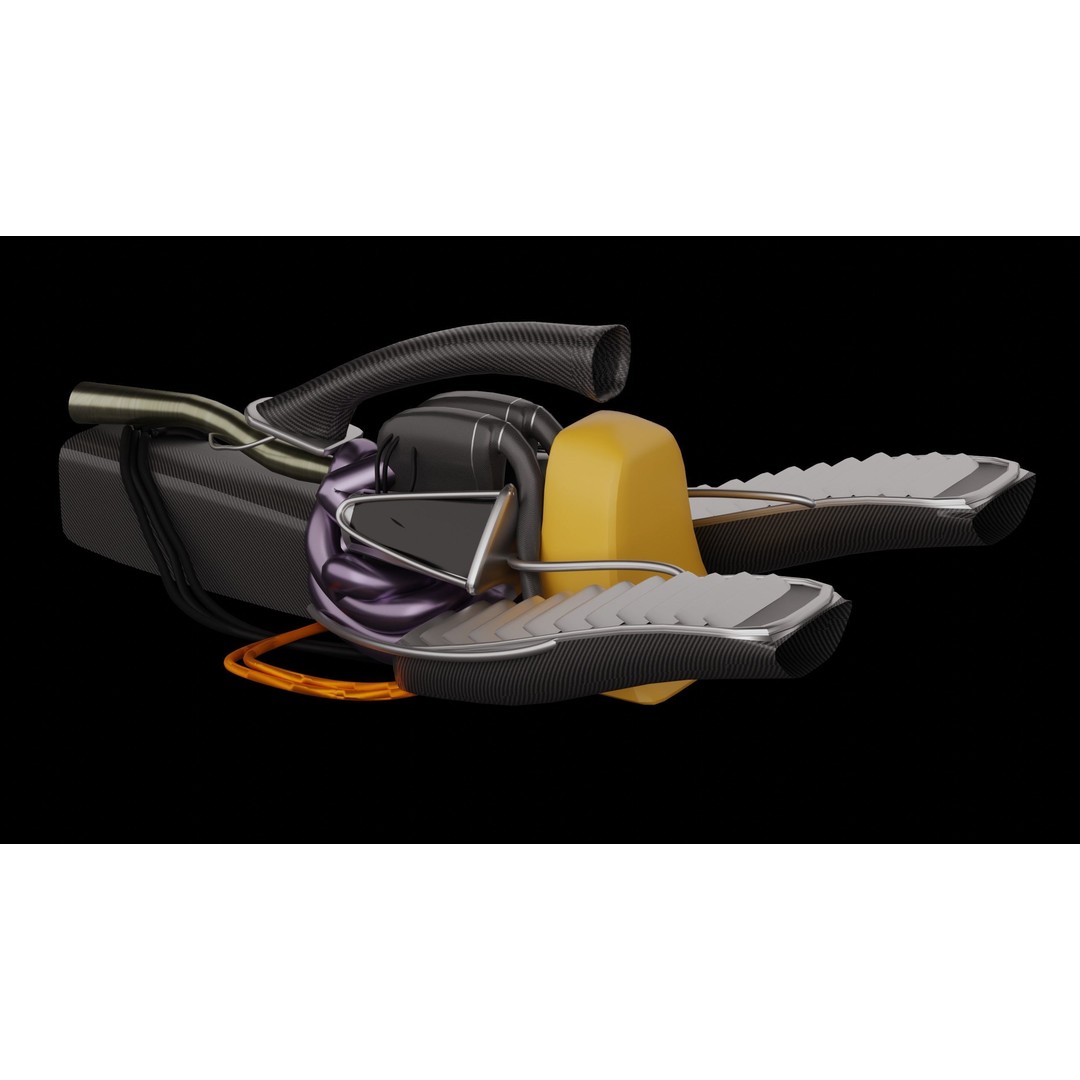 McLaren MCL38 3D Model – High Poly Racing Car with PBR Textures, FBX - View 18