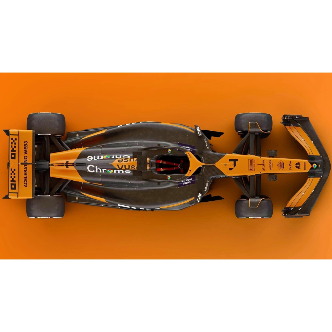 McLaren MCL38 3D Model – High Poly Racing Car with PBR Textures, FBX - View 7