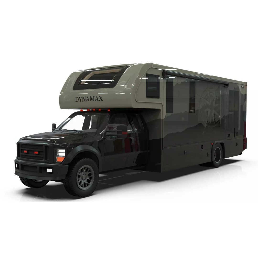 Low-Poly Motorhome 3D Model – Animated RV Asset, Game Ready GLB - View 3
