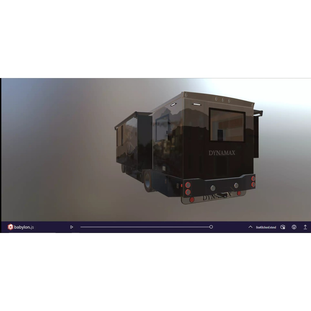 Low-Poly Motorhome 3D Model – Animated RV Asset, Game Ready GLB - View 39