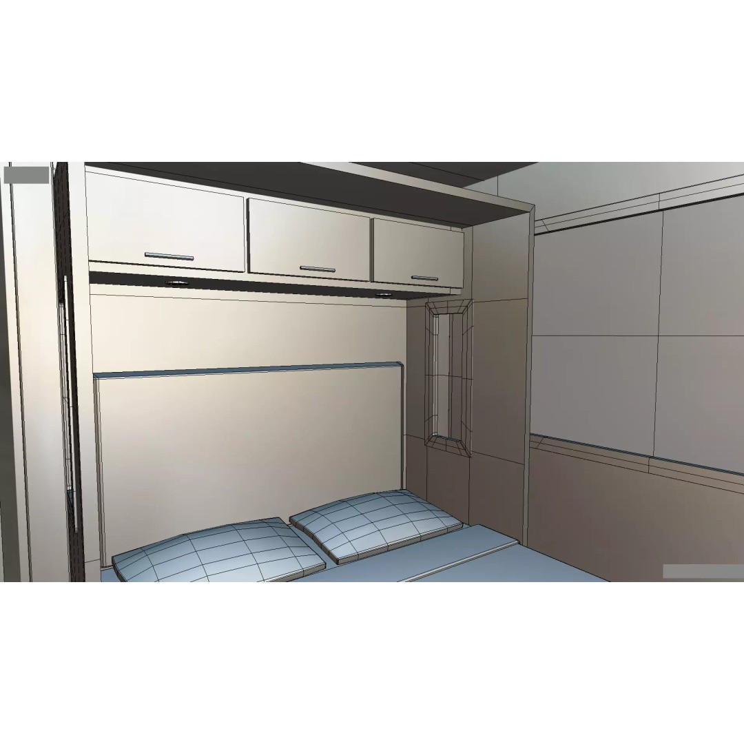 Low-Poly Motorhome 3D Model – Animated RV Asset, Game Ready GLB - View 46