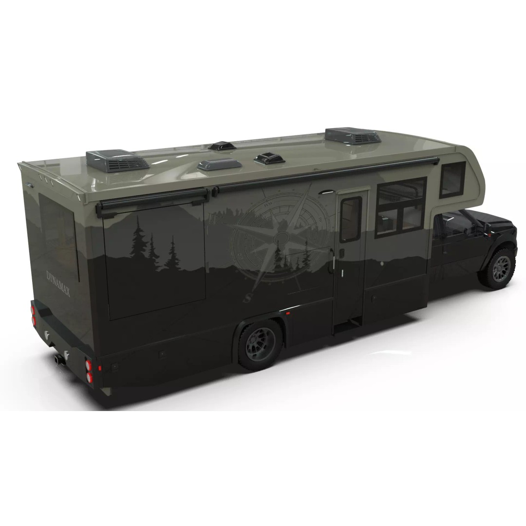 Low-Poly Motorhome 3D Model – Animated RV Asset, Game Ready GLB - View 6
