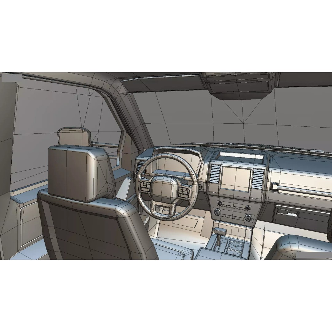 Low-Poly Motorhome 3D Model – Animated RV Asset, Game Ready GLB - View 61
