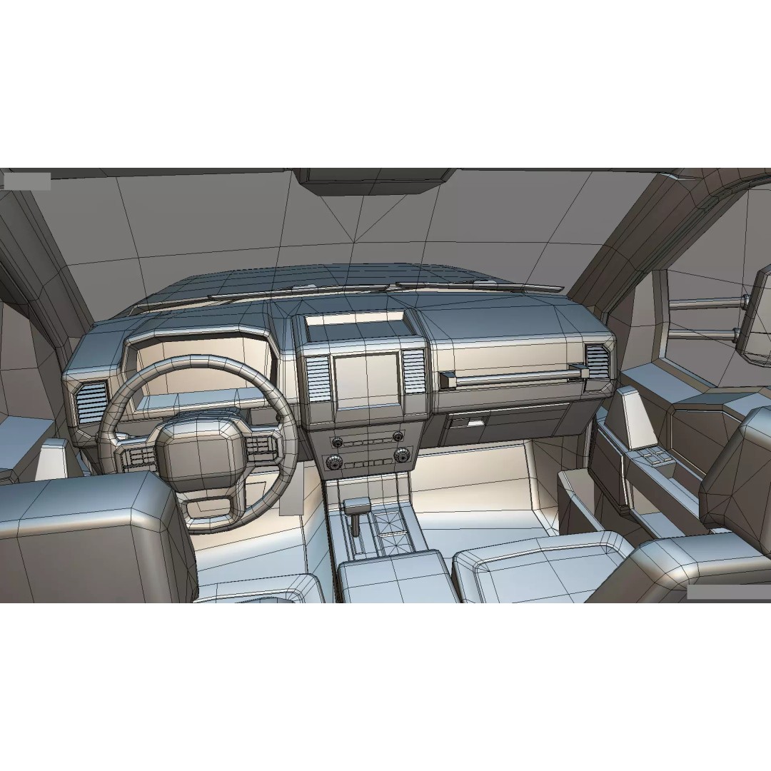 Low-Poly Motorhome 3D Model – Animated RV Asset, Game Ready GLB - View 62