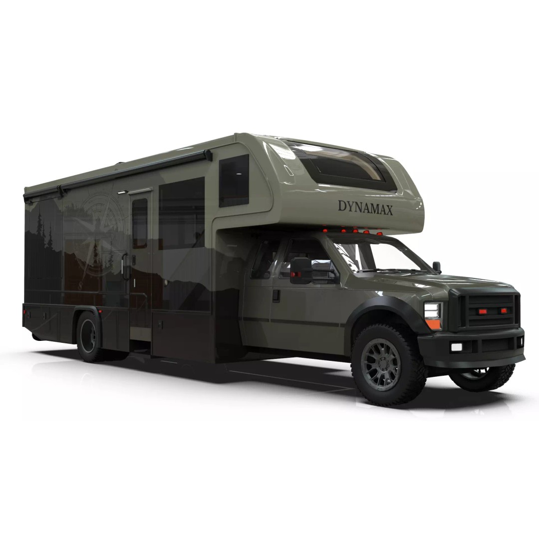 Low-Poly Motorhome 3D Model – Animated RV Asset, Game Ready GLB - View 9