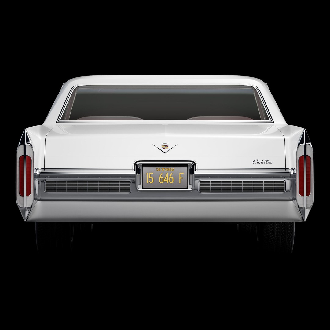 Cadillac Coupe De Ville 1966 3D Model – High Poly Luxury Car, FBX, OBJ - View 35