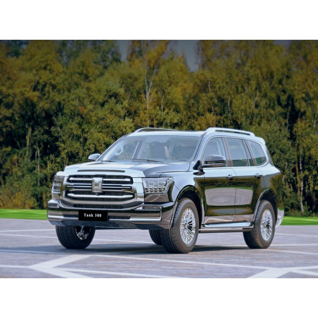 Tank 500 3D Model – Luxury Off-Road SUV, FBX, PBR Textures - View 2