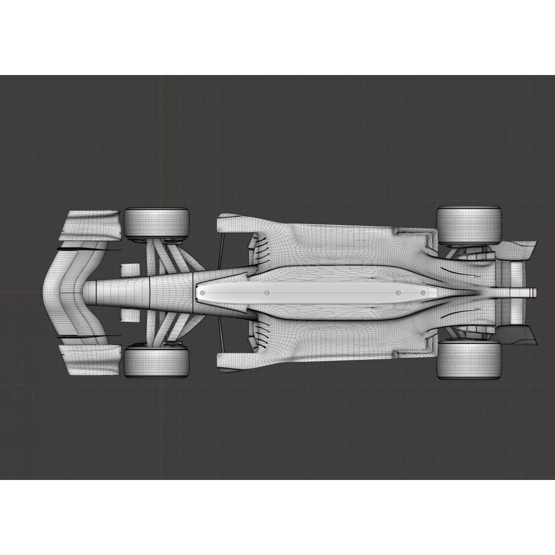 F1 2026 Car 3D Model – High Poly Formula 1 Asset for Blender - View 17