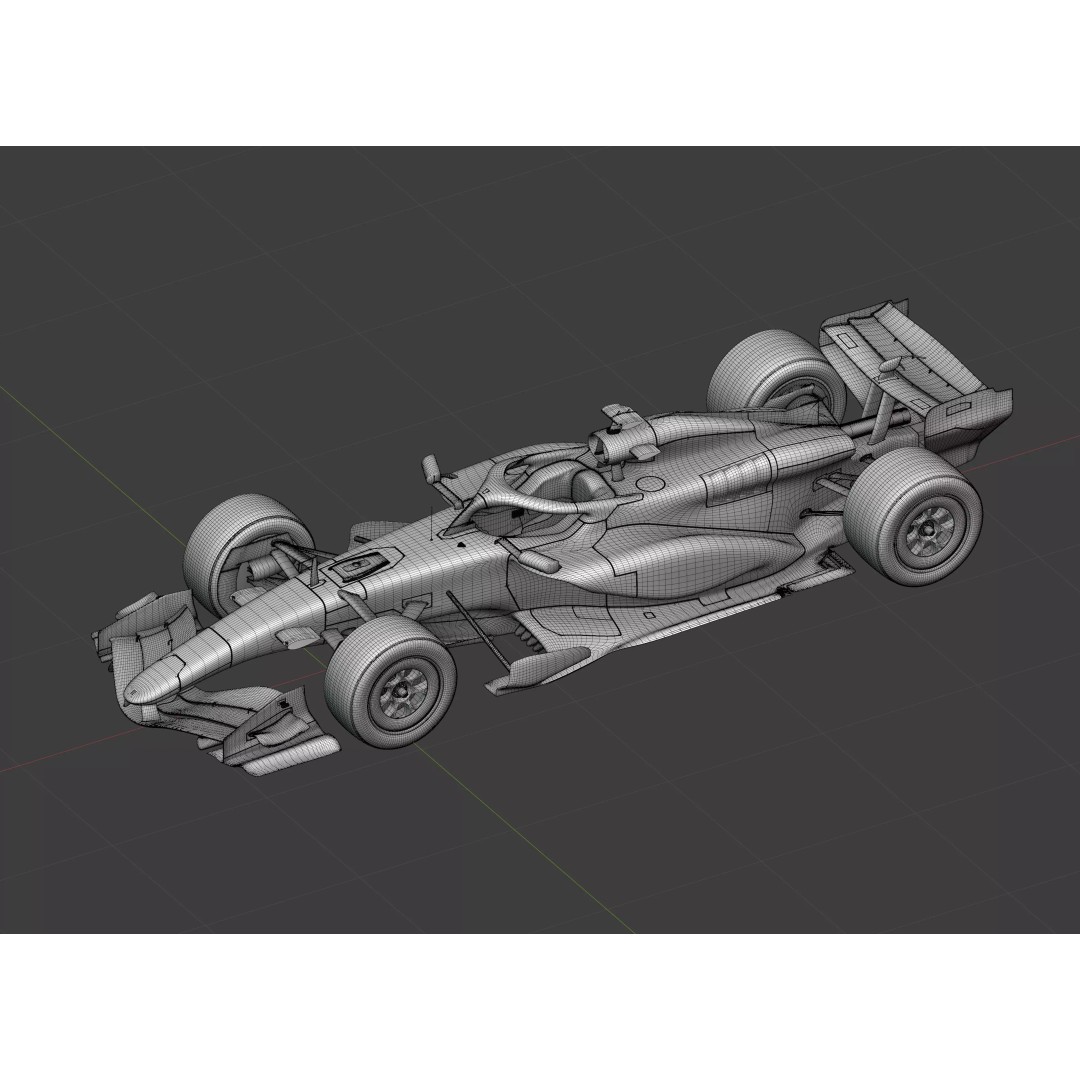 F1 2026 Car 3D Model – High Poly Formula 1 Asset for Blender - View 18