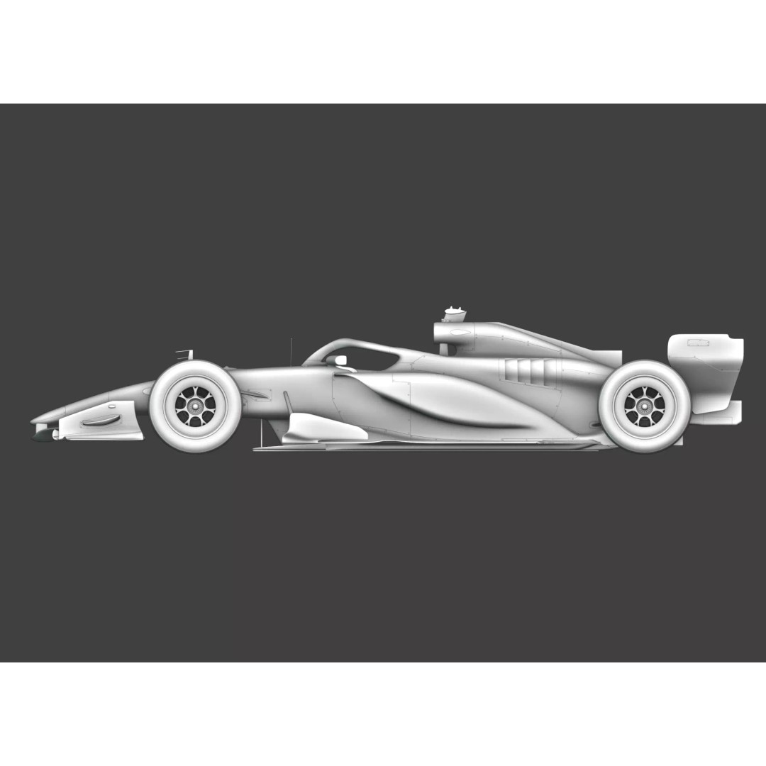 F1 2026 Car 3D Model – High Poly Formula 1 Asset for Blender - View 19