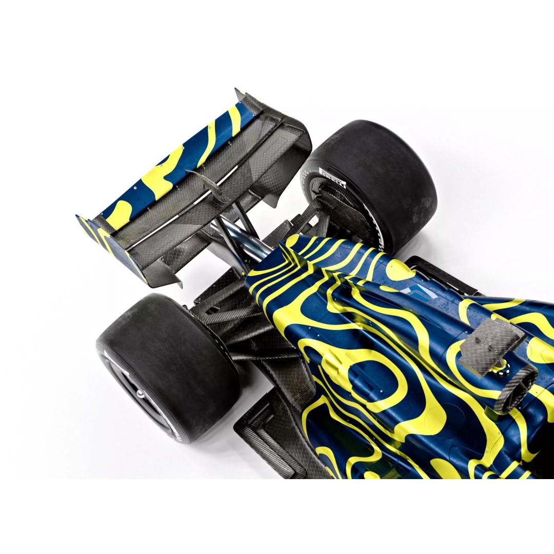 F1 2026 Car 3D Model – High Poly Formula 1 Asset for Blender - View 7