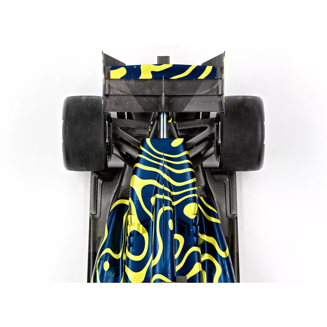 F1 2026 Car 3D Model – High Poly Formula 1 Asset for Blender - View 9