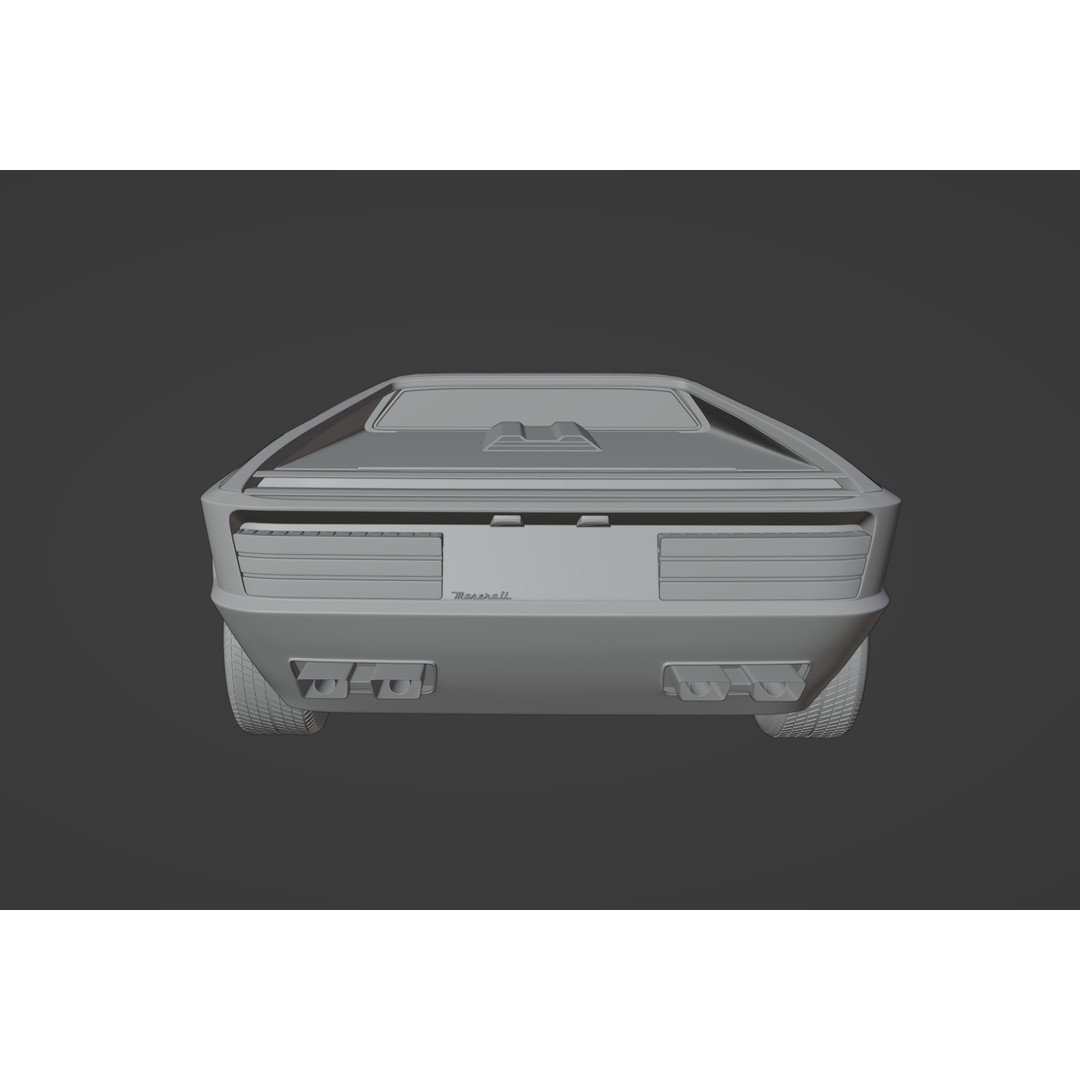 Maserati Boomerang 3D Model – PBR Game-Ready Asset, FBX & OBJ - View 14