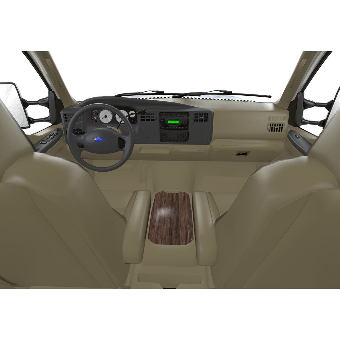 F150 Excursion 2005 3D Model – Lifted SUV, Game-Ready FBX - View 9