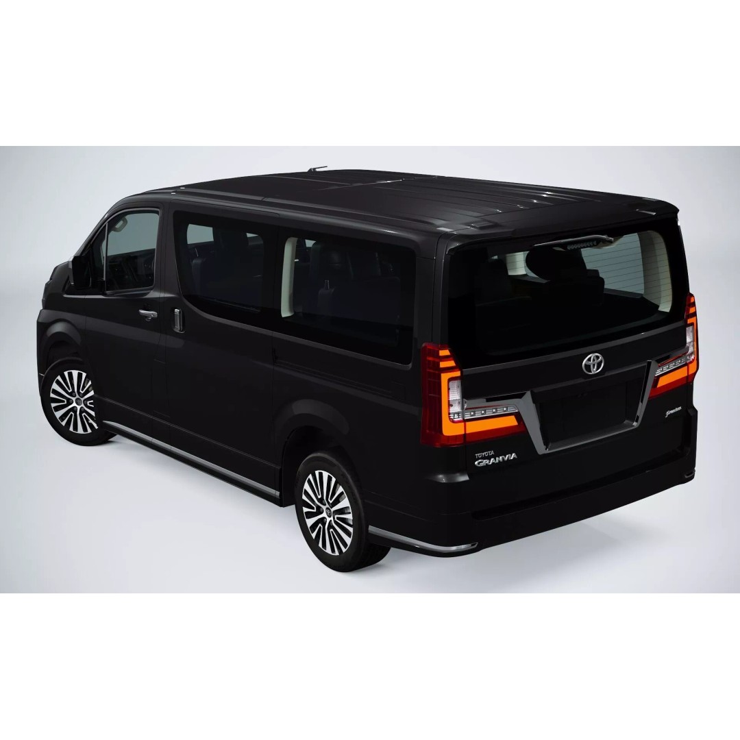 2020 Toyota Granvia Premium 3D Model – High Poly PBR Vehicle, FBX, OBJ - View 6