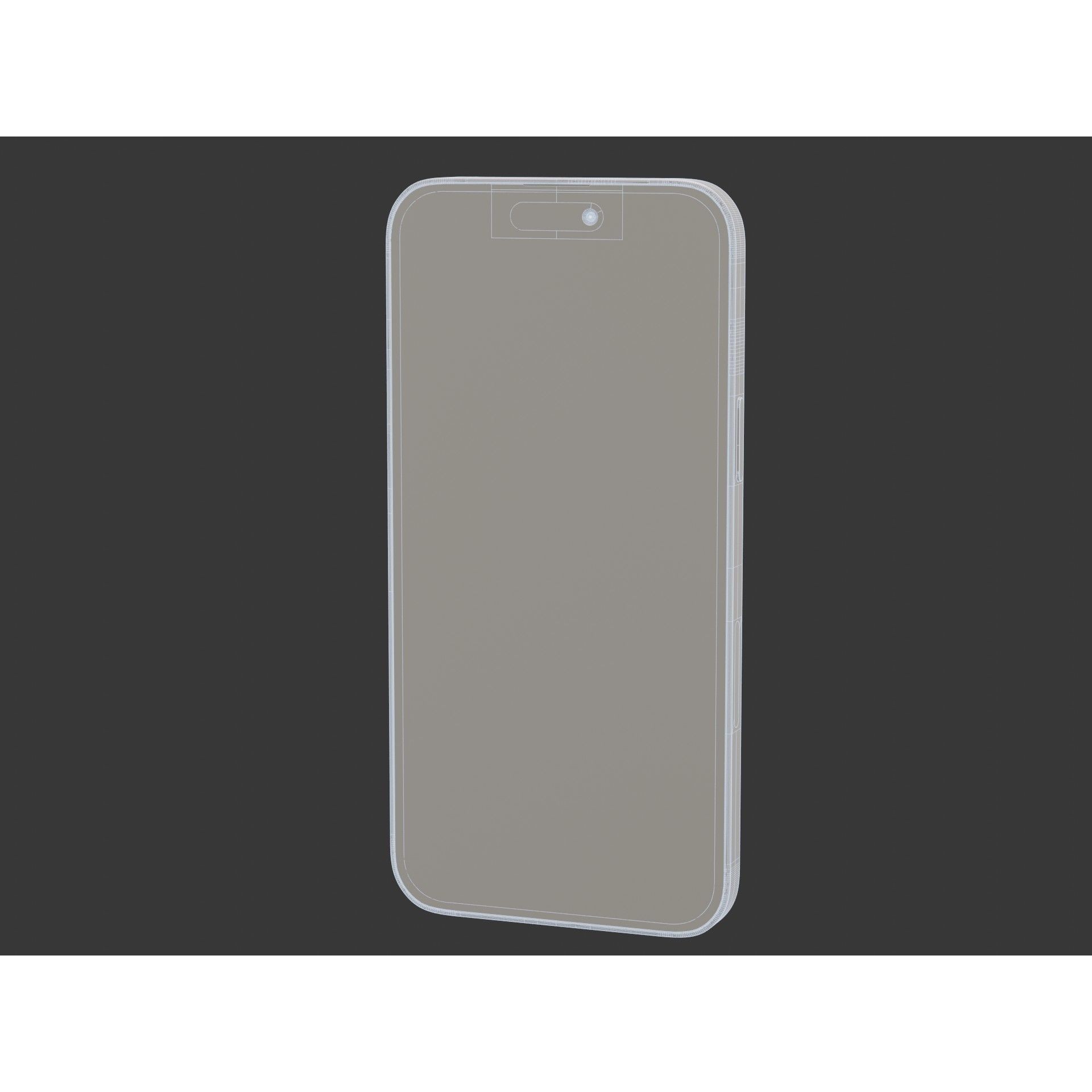 iPhone 14 Pro Max Space Black - Game-Ready 3D Model