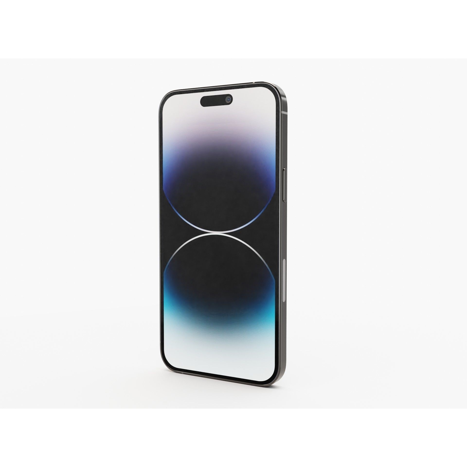iPhone 14 Pro Max Space Black - Game-Ready 3D Model - View 16