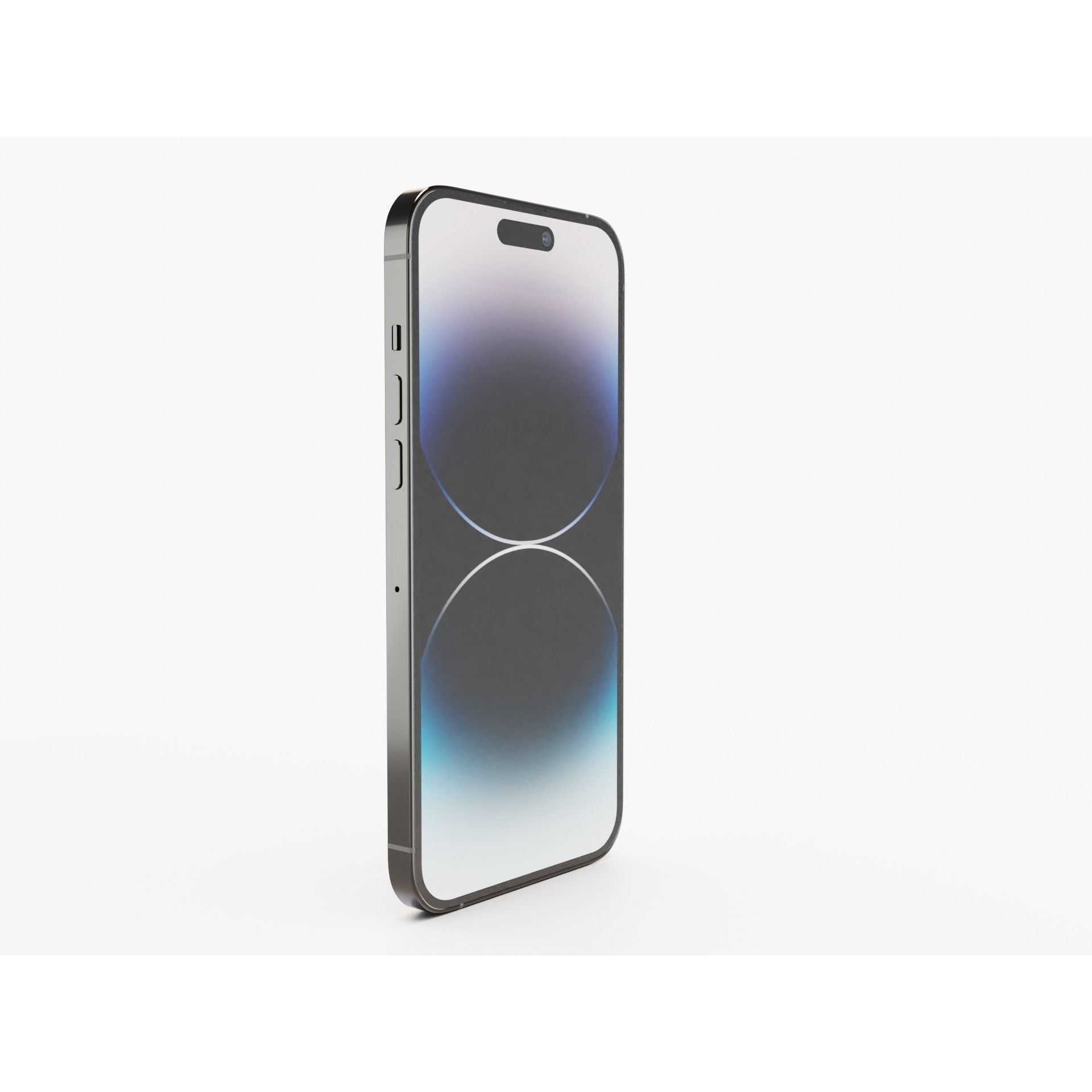 iPhone 14 Pro Max Space Black - Game-Ready 3D Model - View 18