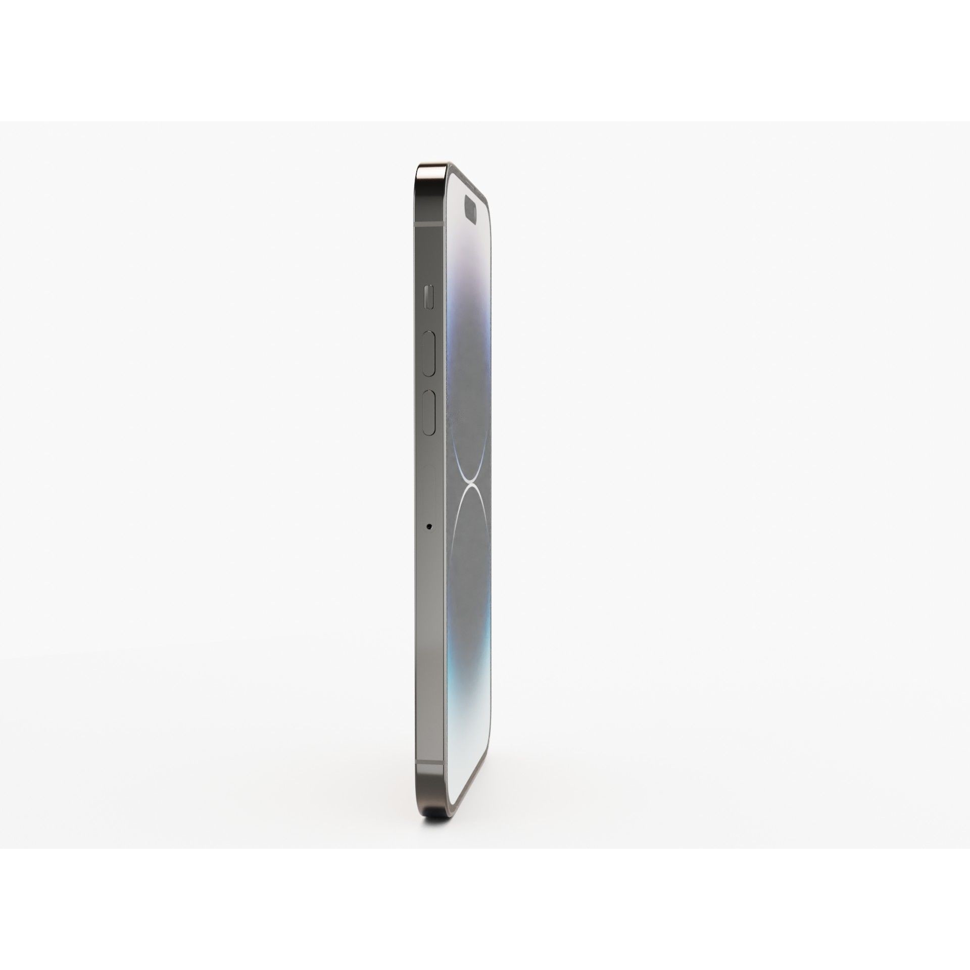 iPhone 14 Pro Max Space Black - Game-Ready 3D Model - View 19