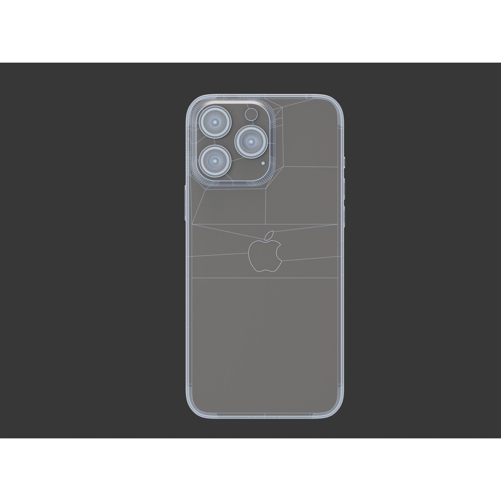 iPhone 14 Pro Max Space Black - Game-Ready 3D Model - View 21