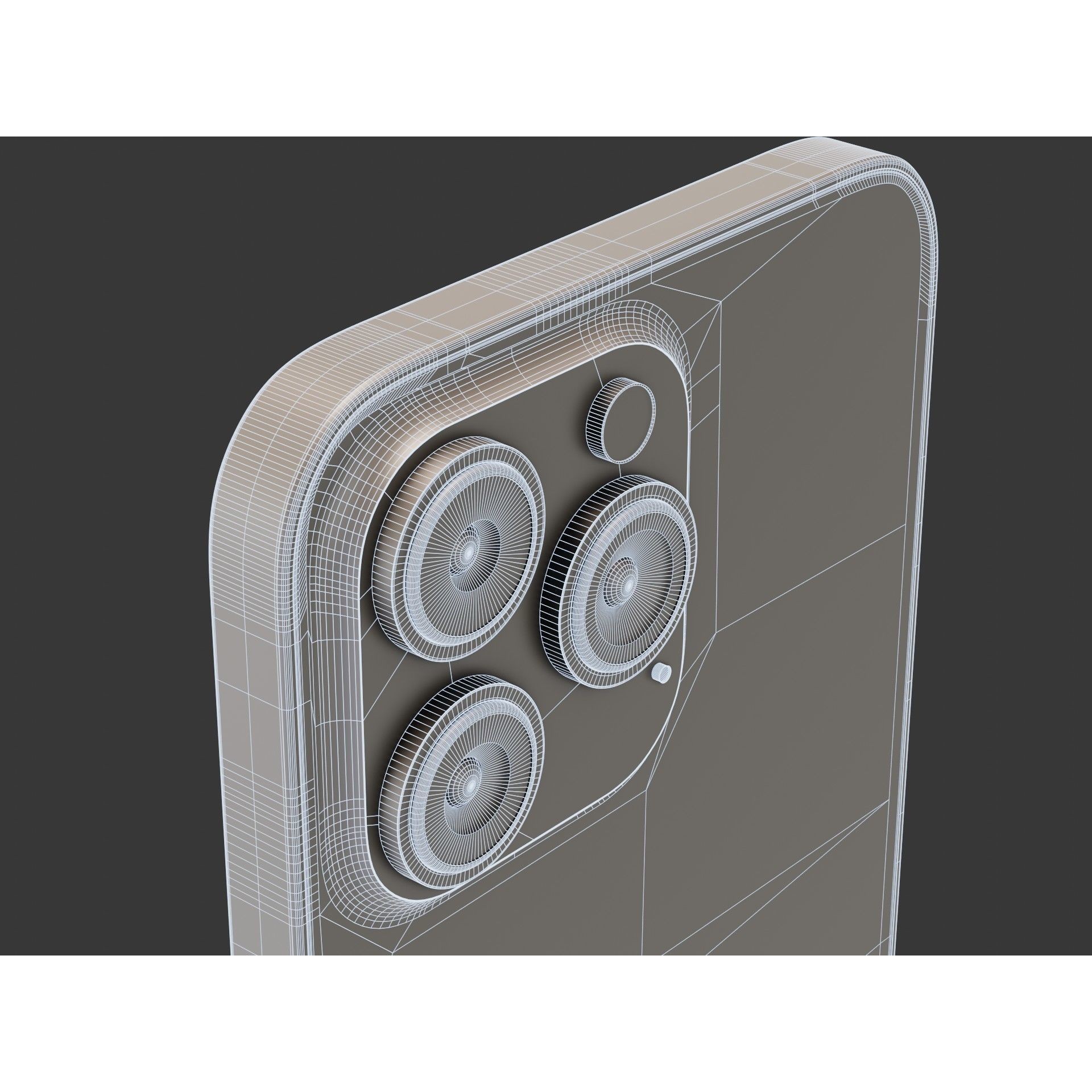 iPhone 14 Pro Max Space Black - Game-Ready 3D Model - View 22