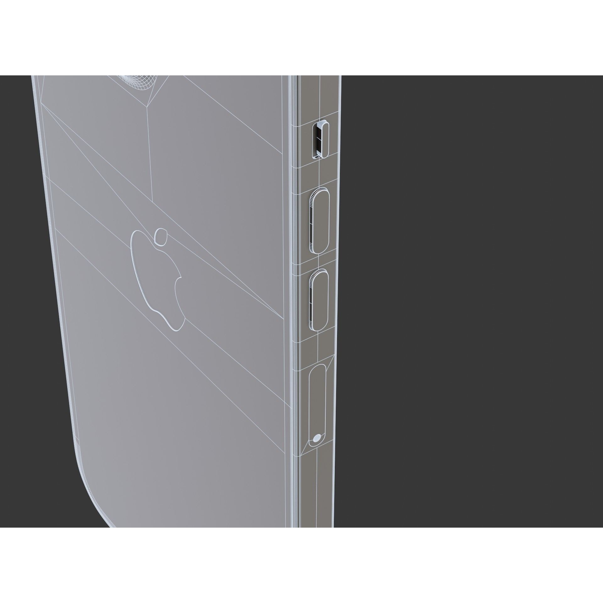 iPhone 14 Pro Max Space Black - Game-Ready 3D Model - View 24