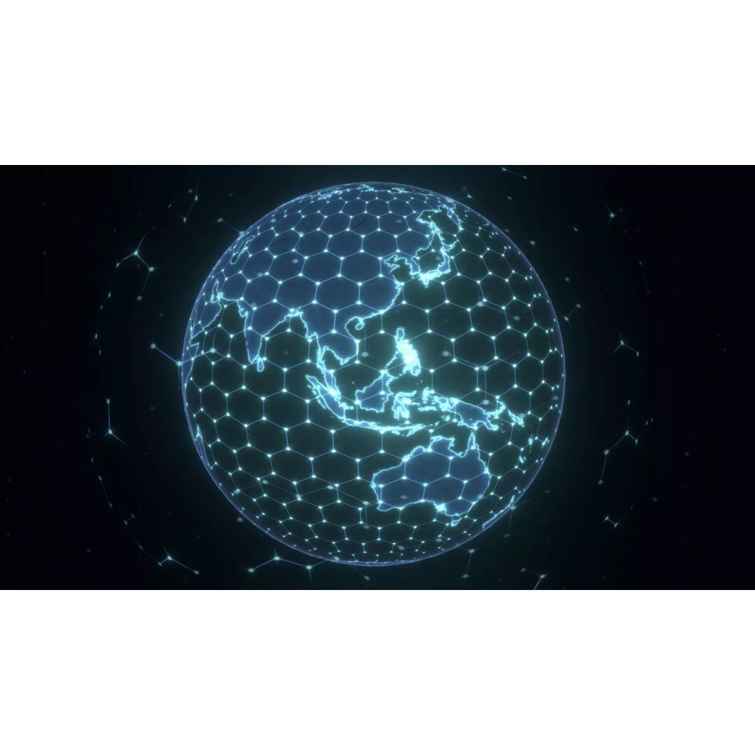 Animated Hologram Earth 3D Model – Low Poly Sci-Fi Asset, FBX, Music Tracks - View 4