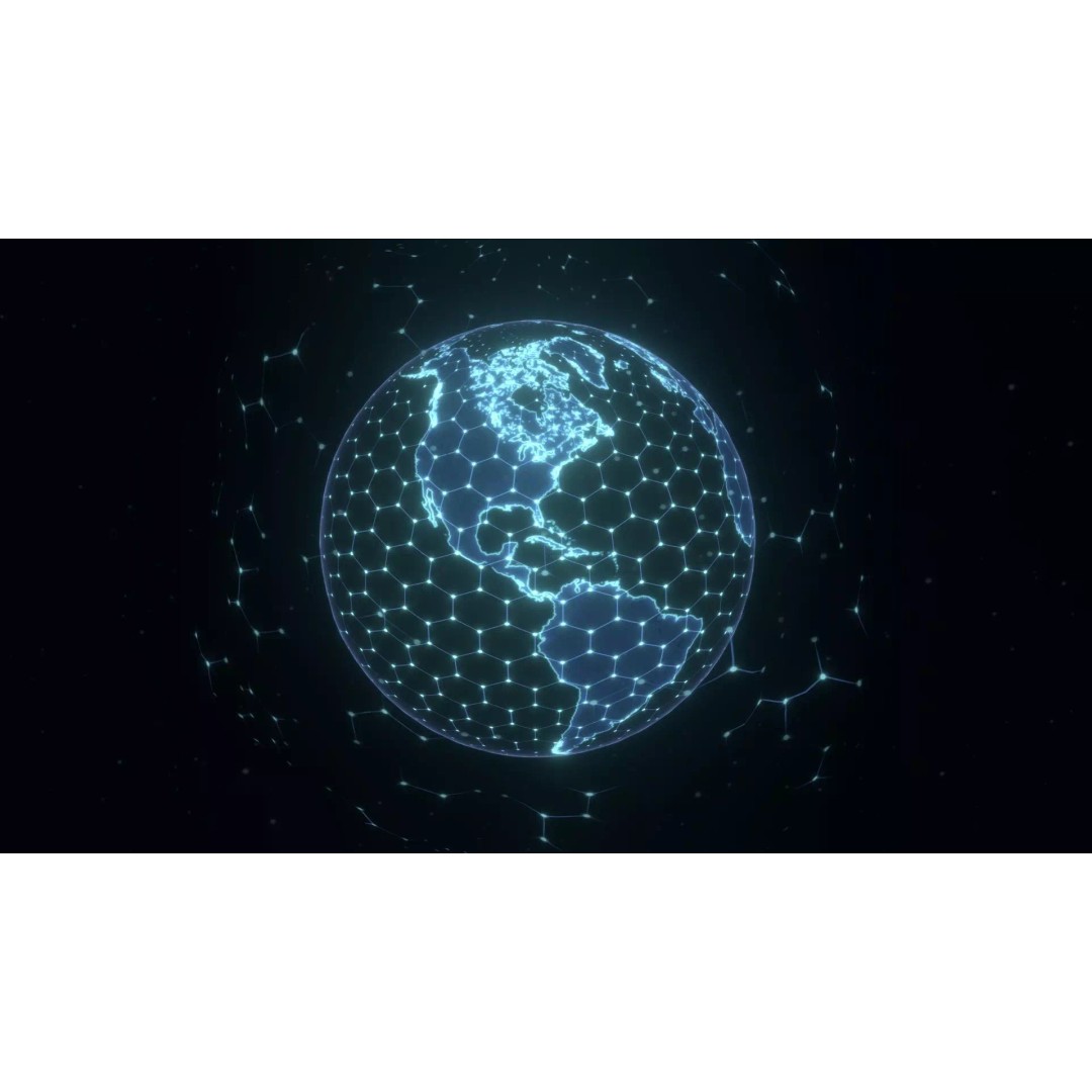 Animated Hologram Earth 3D Model – Low Poly Sci-Fi Asset, FBX, Music Tracks - View 9