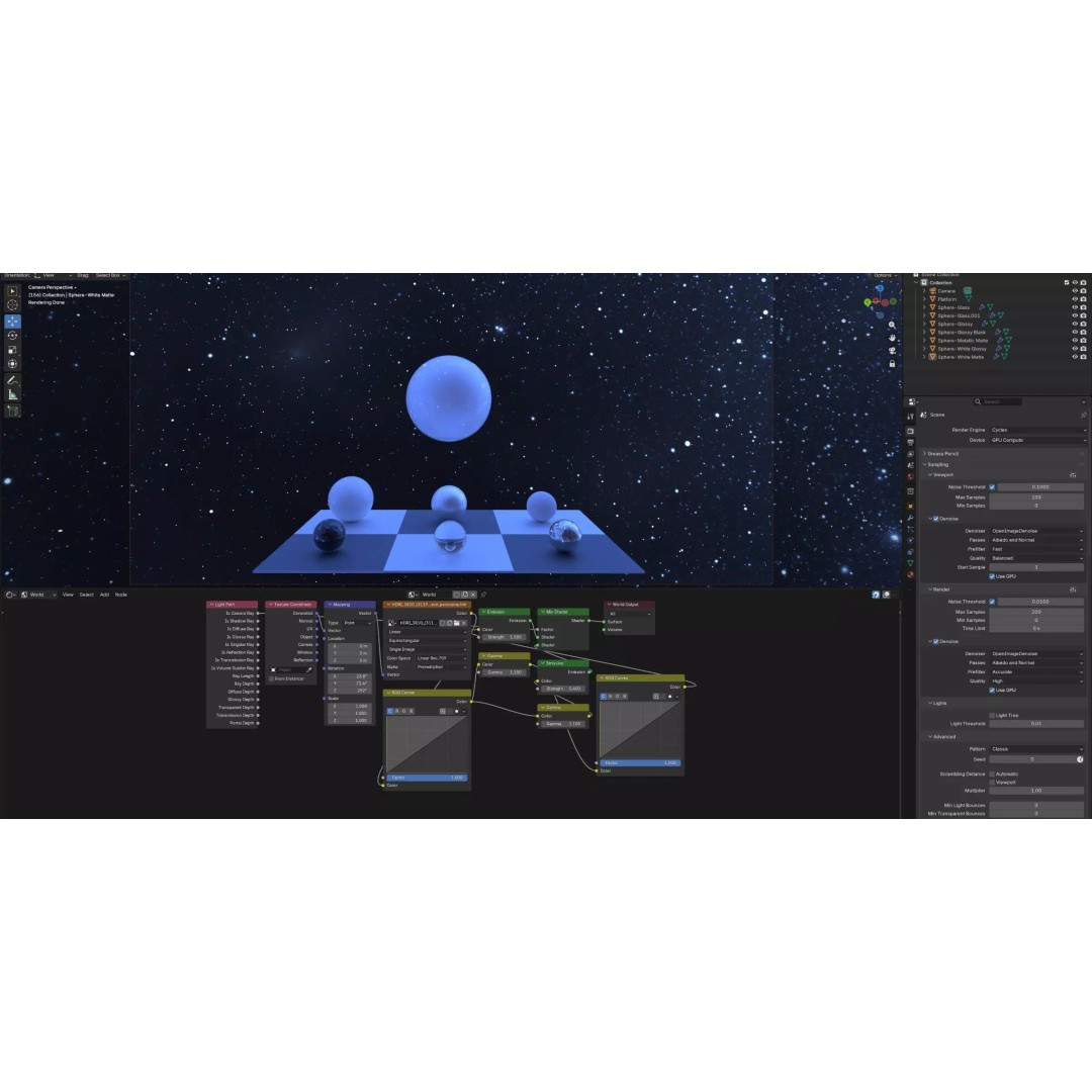360 Degree 16K HDRI Space Background 3D Model – Equirectangular Environment Map