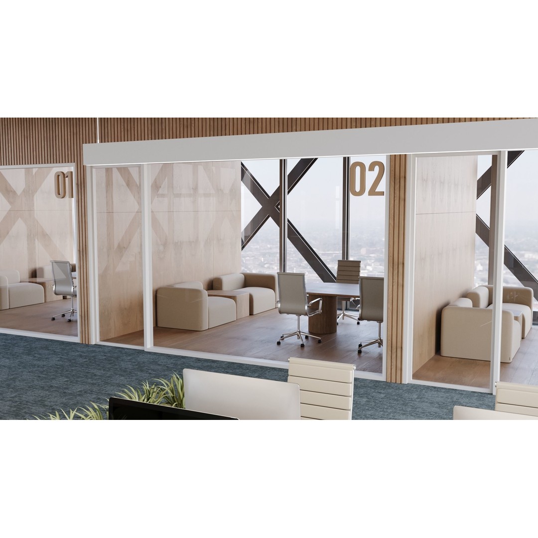 Contemporary Office Space 3D Model – Modern Interior Design, FBX - View 11