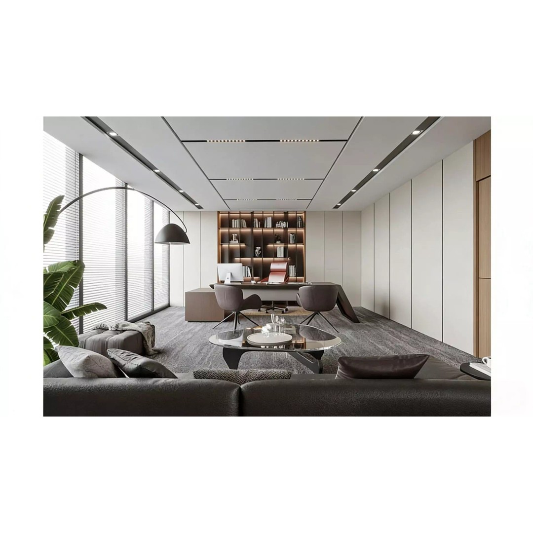 Modern Office 3D Model – Minimalist Design, Game-Ready Formats - View 2