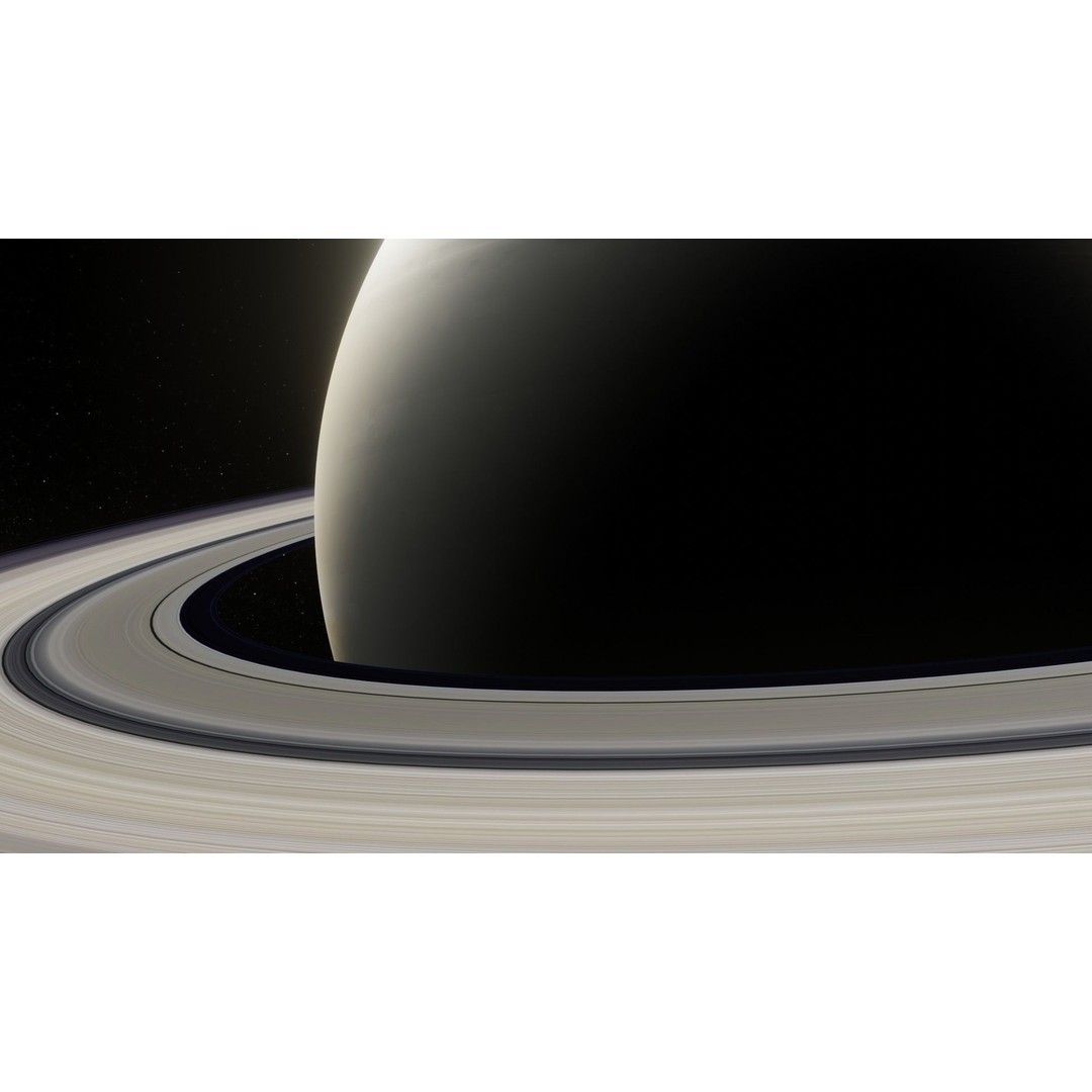 Photorealistic Saturn 3D Model – Low Poly PBR Asset, FBX & OBJ - View 14