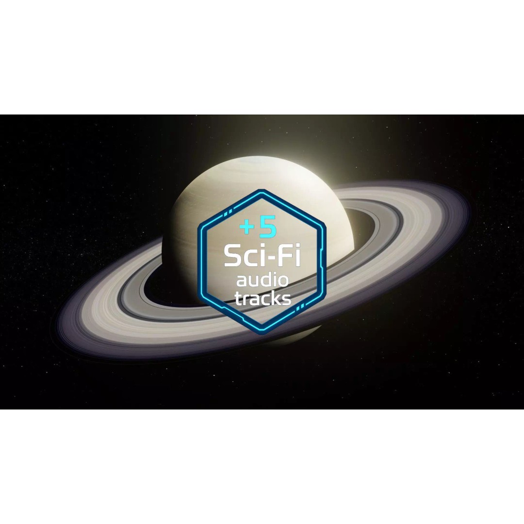 Photorealistic Saturn 3D Model – Low Poly PBR Asset, FBX & OBJ - View 2