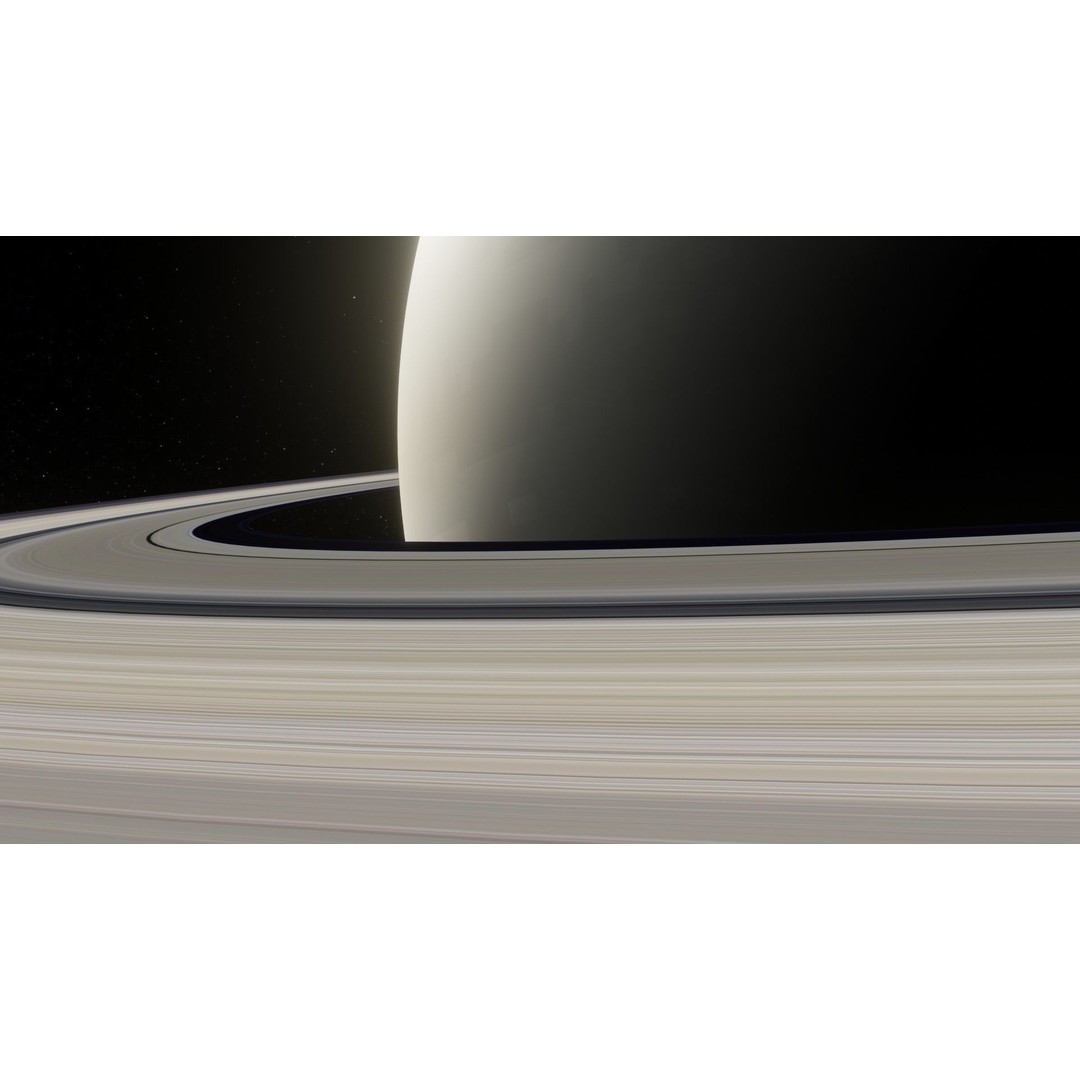 Photorealistic Saturn 3D Model – Low Poly PBR Asset, FBX & OBJ - View 21
